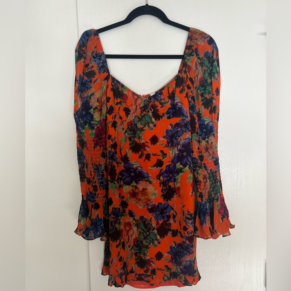 Rat & Boa Puff Sleeve Mini Dress